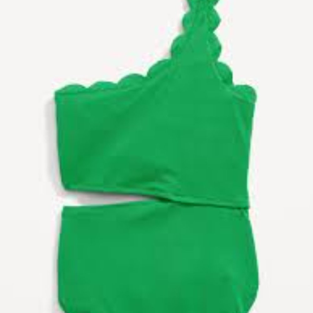 Old Navy One Shoulder Cutout Swimsuit NWOT